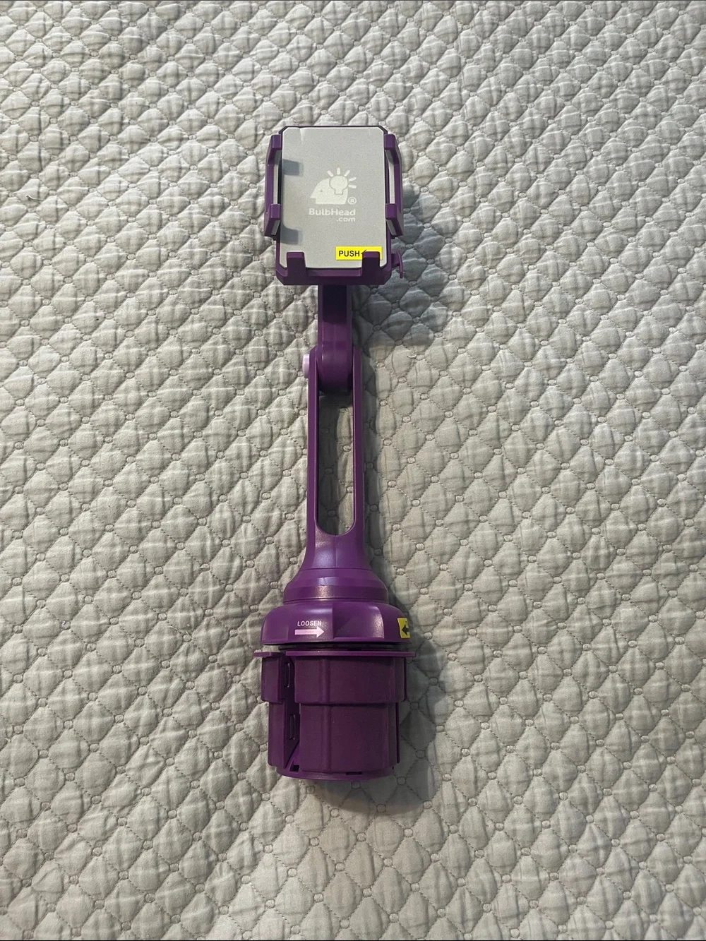 BulbHead Purple Phone Car Mount Holder